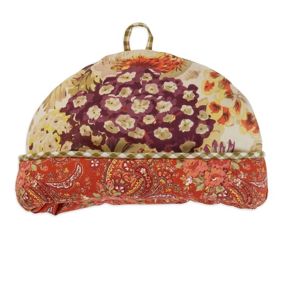 April Cornell Autumn Patchwork Tea Cozy Reversible - Picture 4 of 4